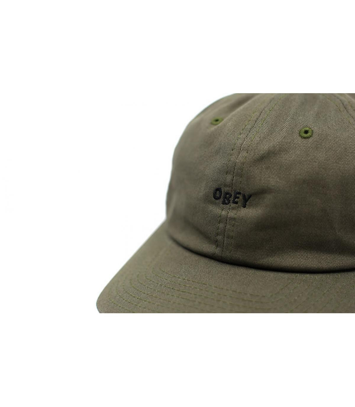 cappello verde oliva Obey